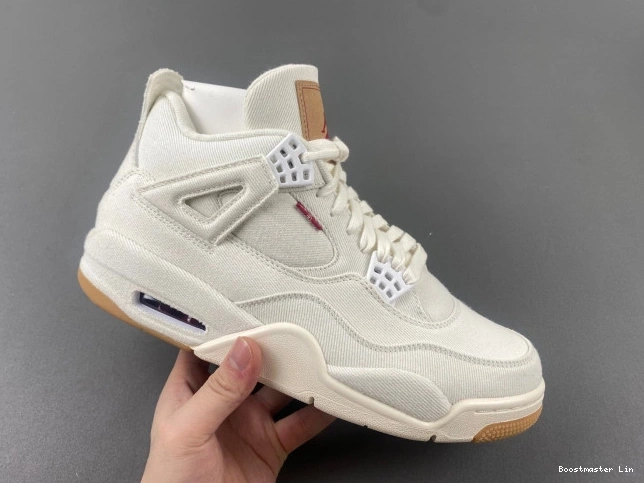Bmlin shoes Levi's 'White' Air AO2571-100 4 Jordan x 0723